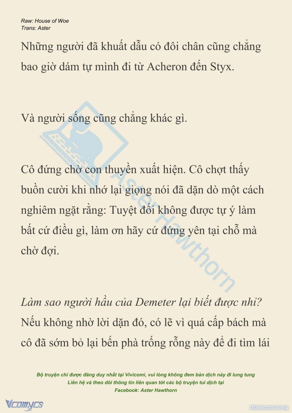 đọc truyện [novel] Dành Cho Các Nữ Thần: Dành Cho Psyche Chương 48 ảnh 6 tại Thiên Thai Truyện