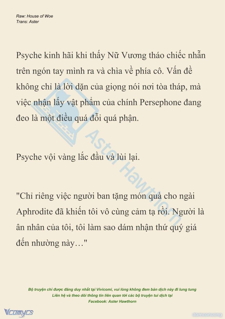 đọc truyện [novel] Dành Cho Các Nữ Thần: Dành Cho Psyche Chương 49 ảnh 12 tại Thiên Thai Truyện
