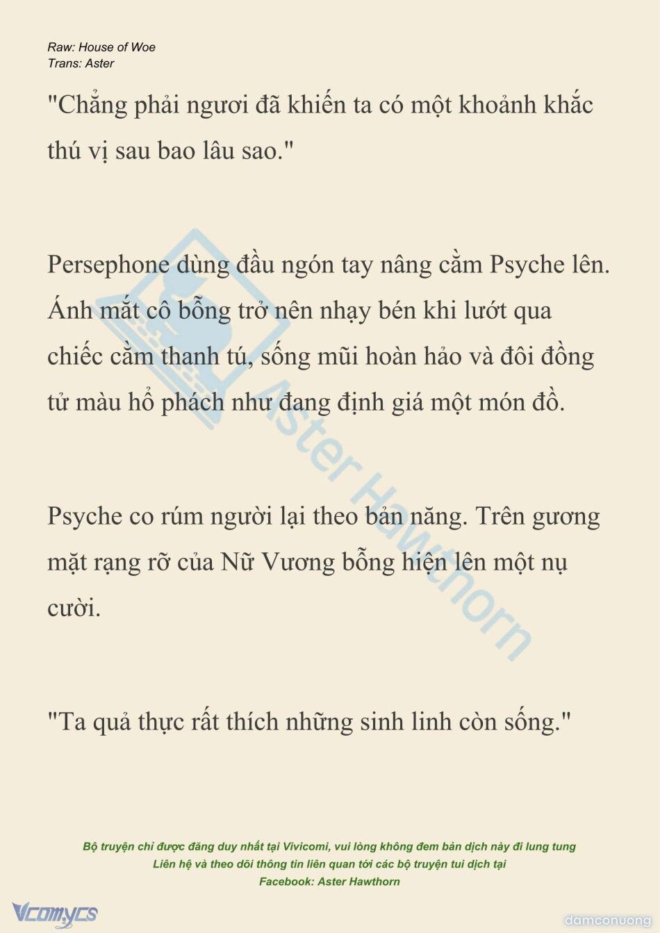 đọc truyện [novel] Dành Cho Các Nữ Thần: Dành Cho Psyche Chương 49 ảnh 13 tại Thiên Thai Truyện