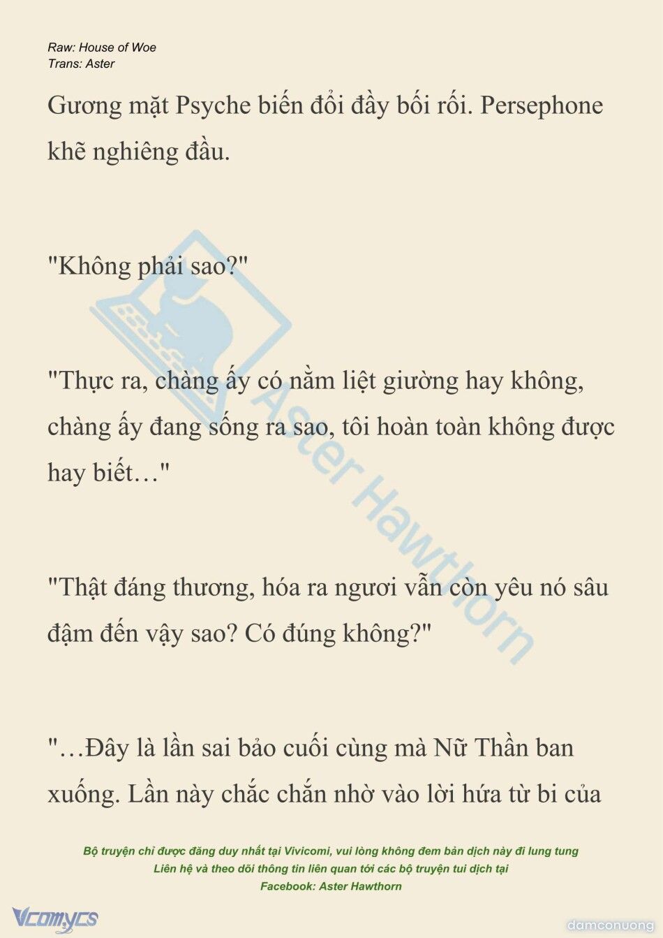 đọc truyện [novel] Dành Cho Các Nữ Thần: Dành Cho Psyche Chương 49 ảnh 17 tại Thiên Thai Truyện