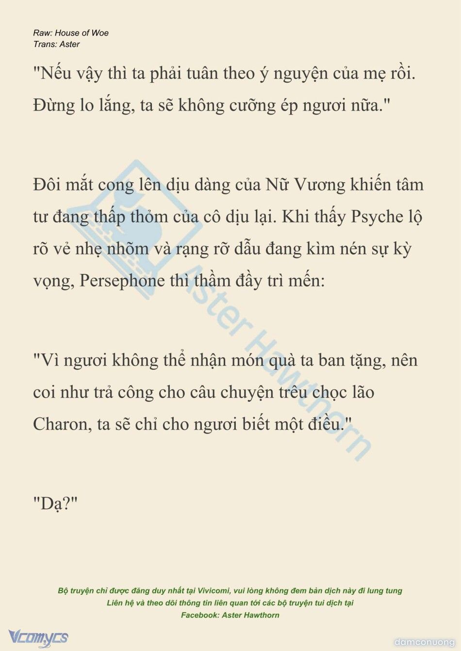 đọc truyện [novel] Dành Cho Các Nữ Thần: Dành Cho Psyche Chương 49 ảnh 20 tại Thiên Thai Truyện