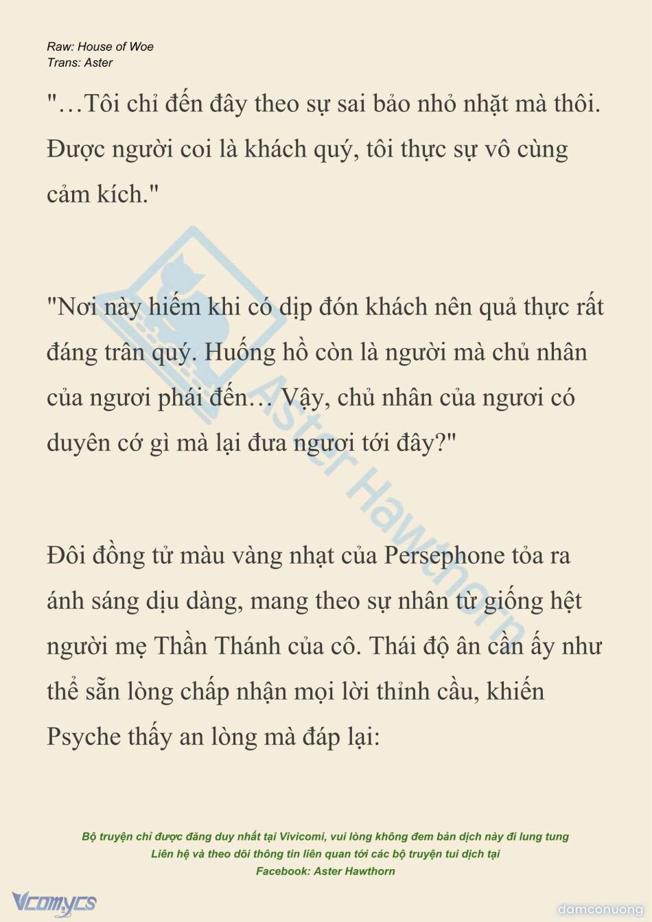 đọc truyện [novel] Dành Cho Các Nữ Thần: Dành Cho Psyche Chương 49 ảnh 4 tại Thiên Thai Truyện