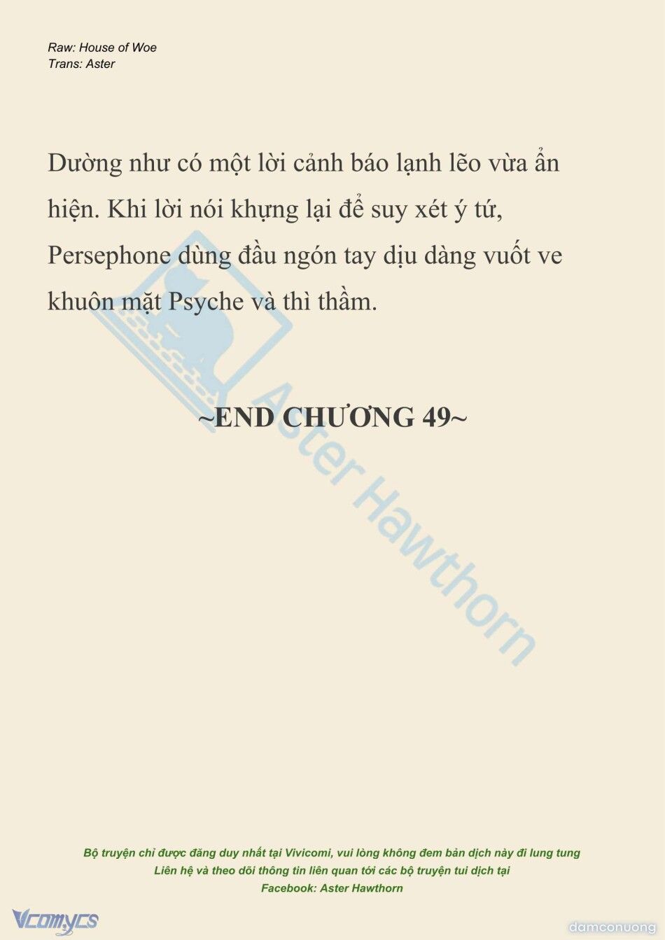 đọc truyện [novel] Dành Cho Các Nữ Thần: Dành Cho Psyche Chương 49 ảnh 24 tại Thiên Thai Truyện