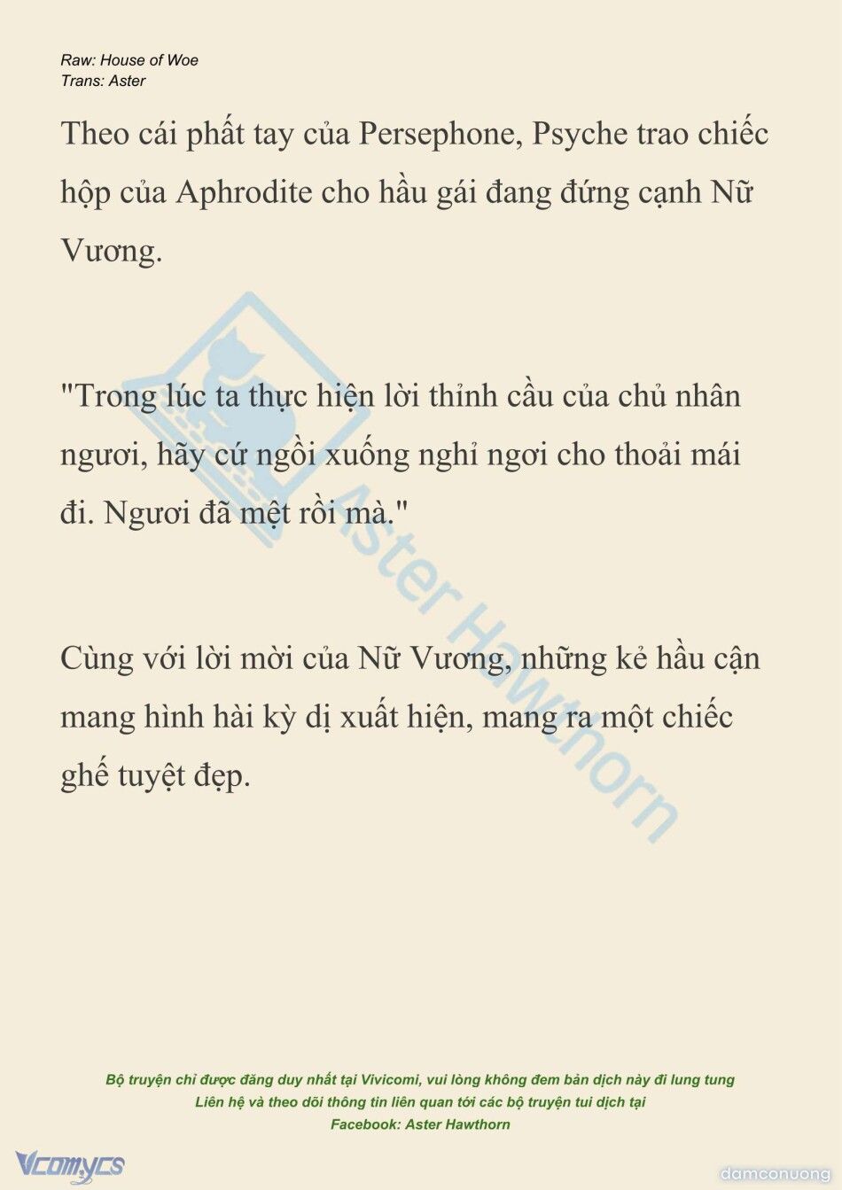 đọc truyện [novel] Dành Cho Các Nữ Thần: Dành Cho Psyche Chương 49 ảnh 6 tại Thiên Thai Truyện