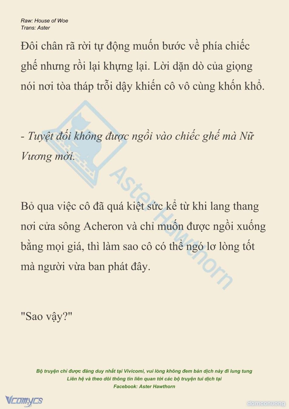 đọc truyện [novel] Dành Cho Các Nữ Thần: Dành Cho Psyche Chương 49 ảnh 7 tại Thiên Thai Truyện