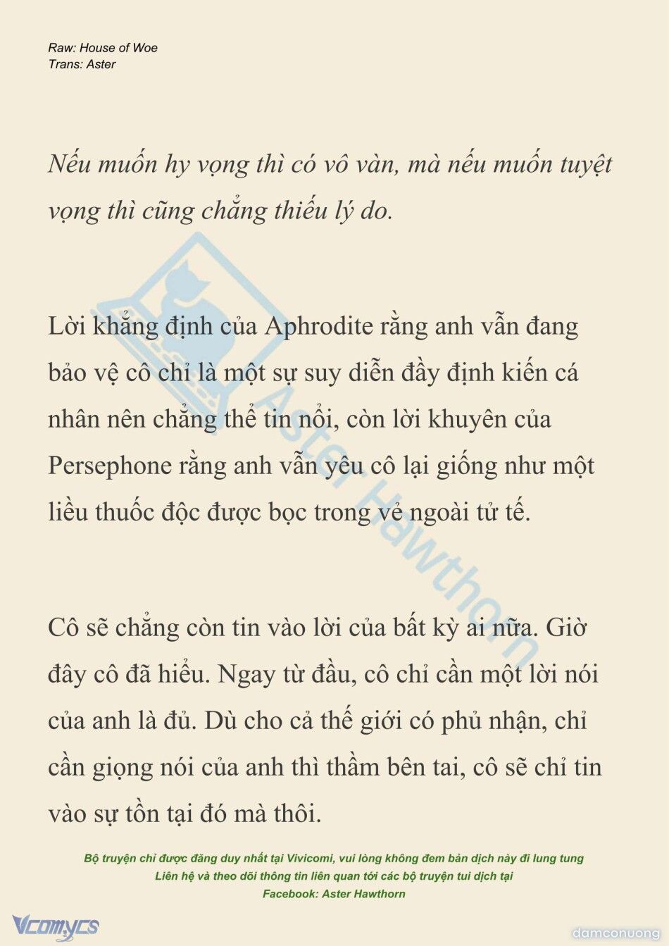 đọc truyện [novel] Dành Cho Các Nữ Thần: Dành Cho Psyche Chương 50 ảnh 15 tại Thiên Thai Truyện