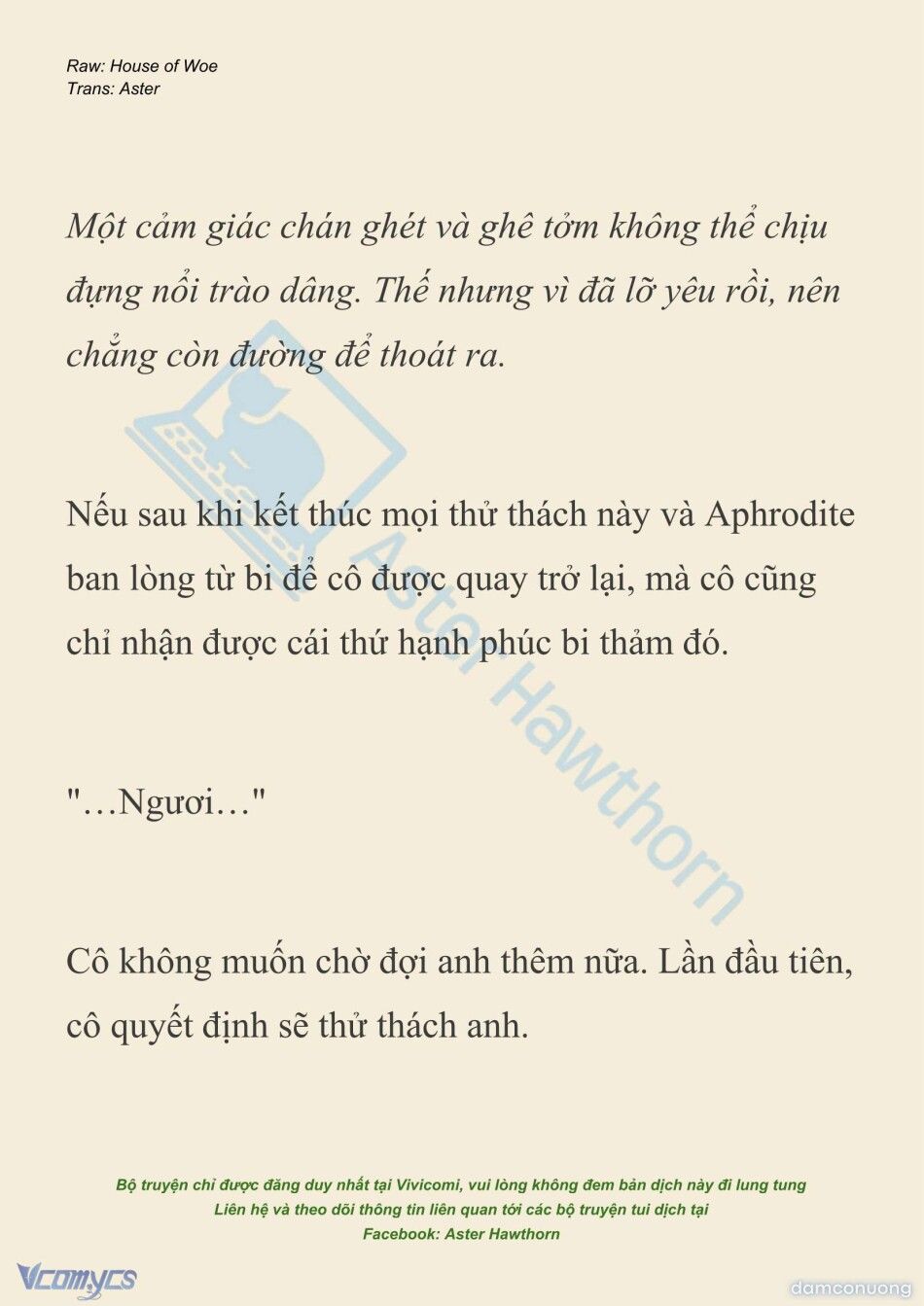 đọc truyện [novel] Dành Cho Các Nữ Thần: Dành Cho Psyche Chương 50 ảnh 21 tại Thiên Thai Truyện