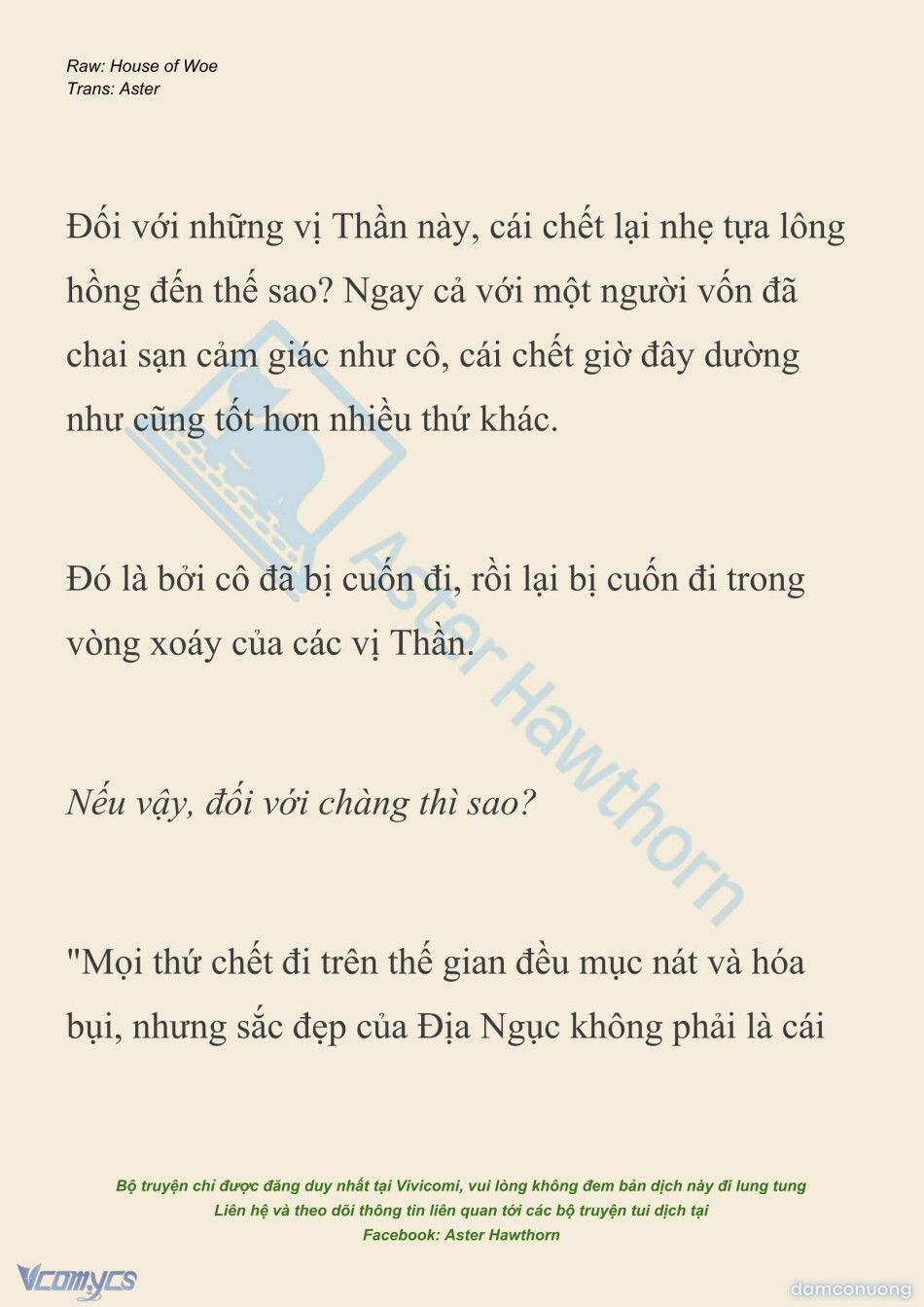 đọc truyện [novel] Dành Cho Các Nữ Thần: Dành Cho Psyche Chương 50 ảnh 8 tại Thiên Thai Truyện