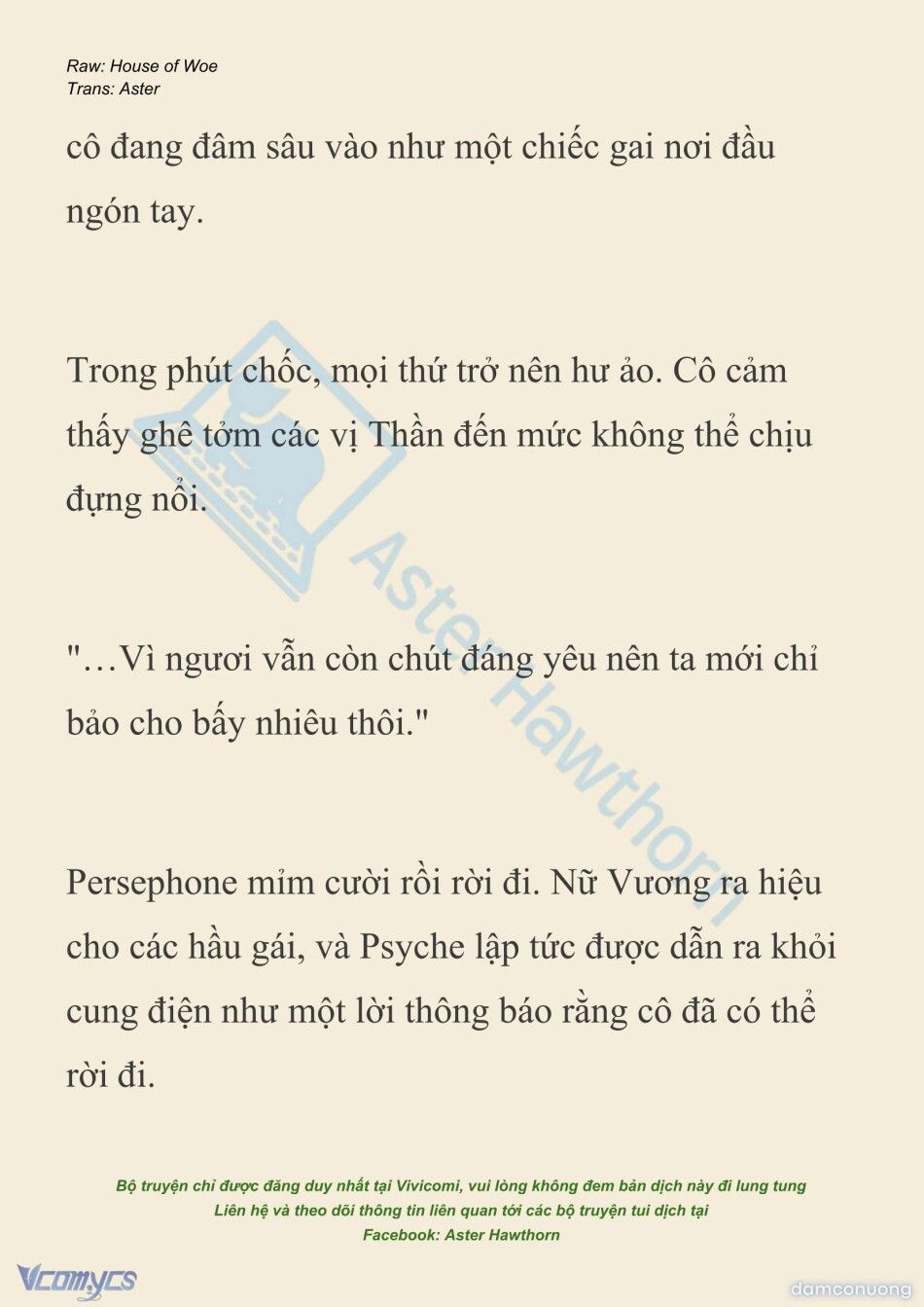 đọc truyện [novel] Dành Cho Các Nữ Thần: Dành Cho Psyche Chương 50 ảnh 10 tại Thiên Thai Truyện