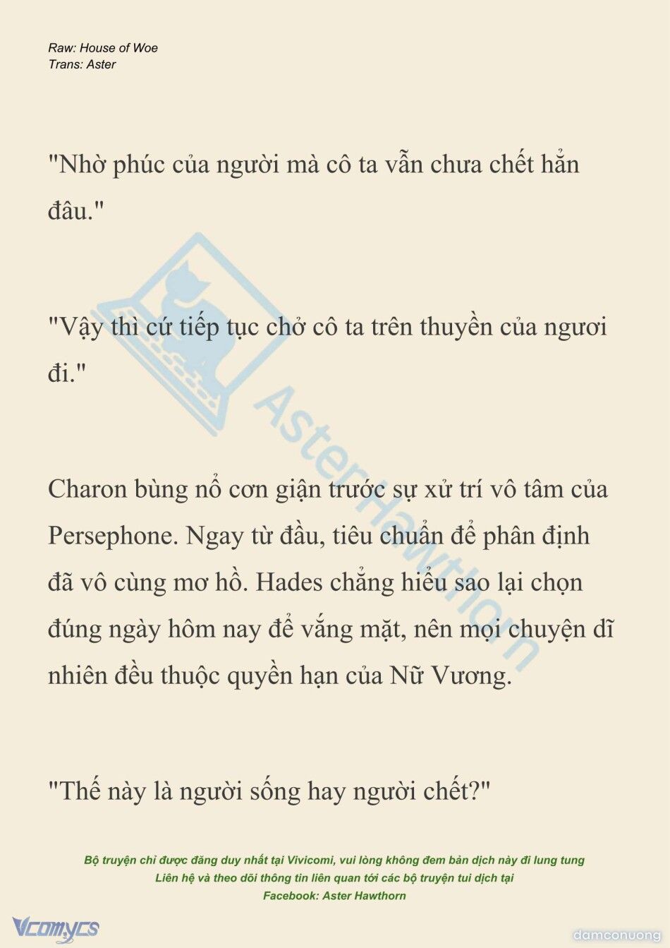 đọc truyện [novel] Dành Cho Các Nữ Thần: Dành Cho Psyche Chương 51 ảnh 3 tại Thiên Thai Truyện
