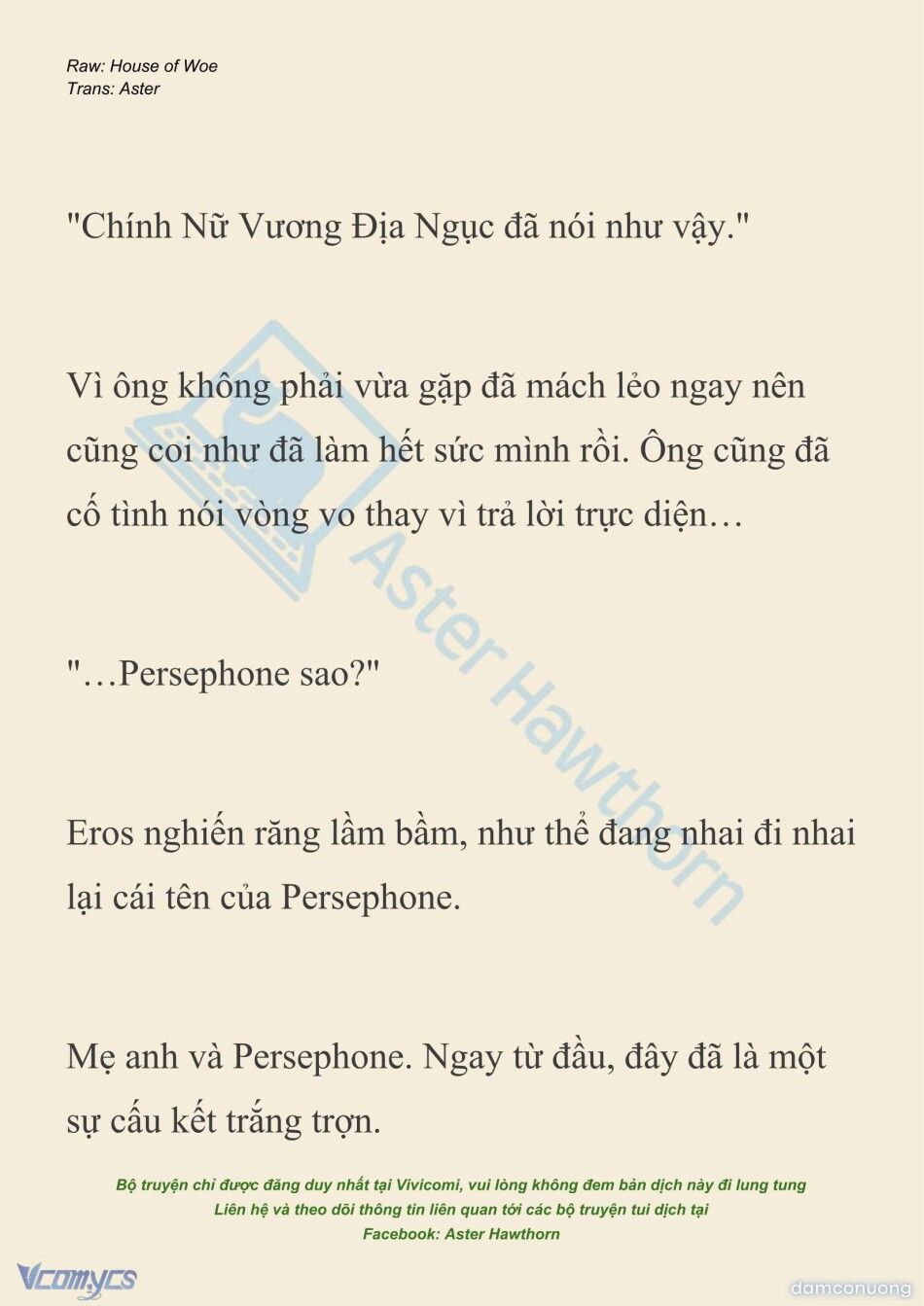 đọc truyện [novel] Dành Cho Các Nữ Thần: Dành Cho Psyche Chương 52 ảnh 3 tại Thiên Thai Truyện