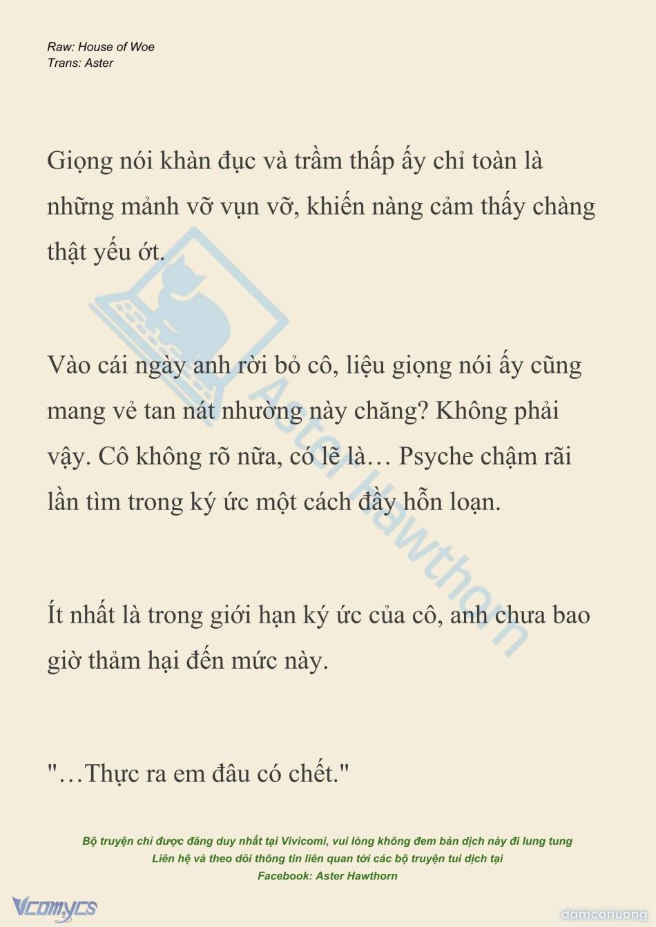 đọc truyện [novel] Dành Cho Các Nữ Thần: Dành Cho Psyche Chương 52 ảnh 21 tại Thiên Thai Truyện