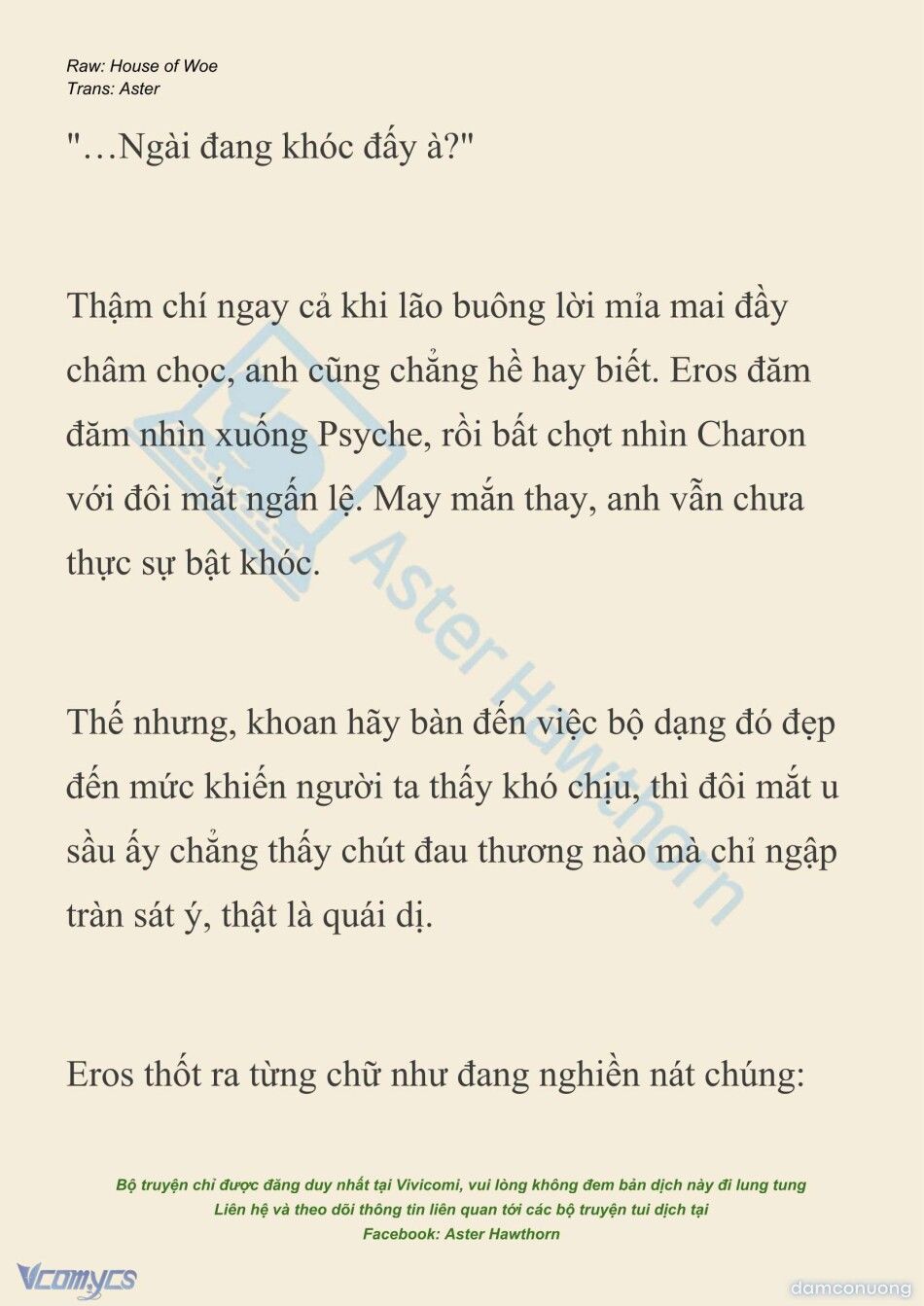 đọc truyện [novel] Dành Cho Các Nữ Thần: Dành Cho Psyche Chương 52 ảnh 5 tại Thiên Thai Truyện
