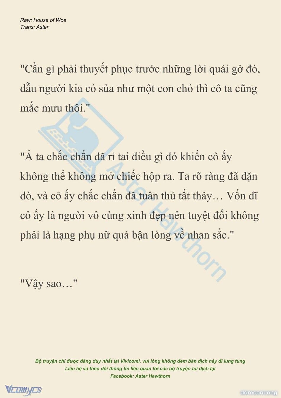 đọc truyện [novel] Dành Cho Các Nữ Thần: Dành Cho Psyche Chương 52 ảnh 8 tại Thiên Thai Truyện