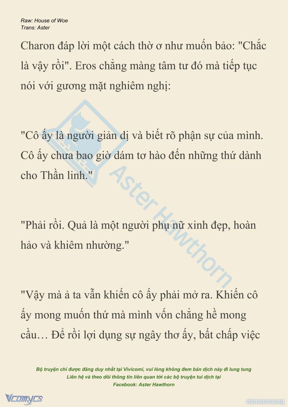 đọc truyện [novel] Dành Cho Các Nữ Thần: Dành Cho Psyche Chương 52 ảnh 9 tại Thiên Thai Truyện