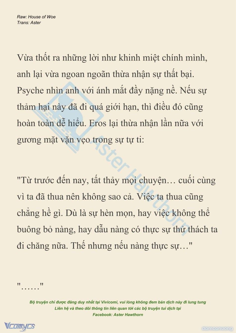 đọc truyện [novel] Dành Cho Các Nữ Thần: Dành Cho Psyche Chương 53 ảnh 19 tại Thiên Thai Truyện