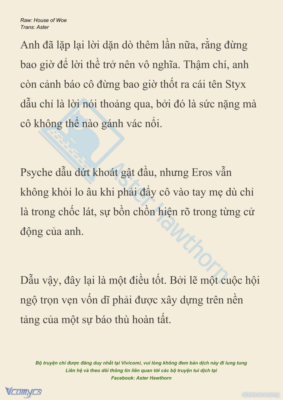 đọc truyện [novel] Dành Cho Các Nữ Thần: Dành Cho Psyche Chương 54 ảnh 3 tại Thiên Thai Truyện
