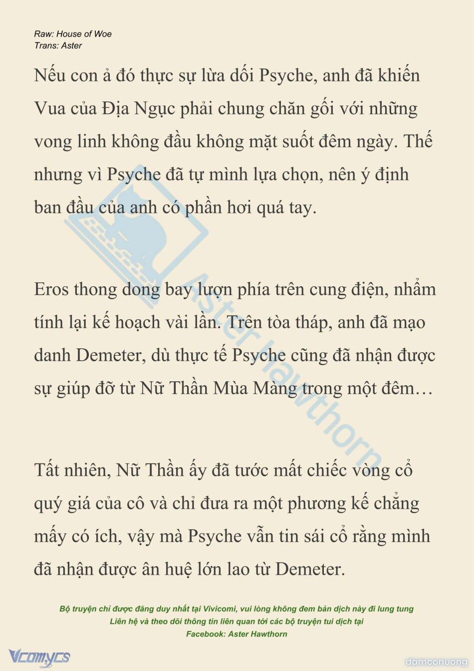 đọc truyện [novel] Dành Cho Các Nữ Thần: Dành Cho Psyche Chương 54 ảnh 5 tại Thiên Thai Truyện