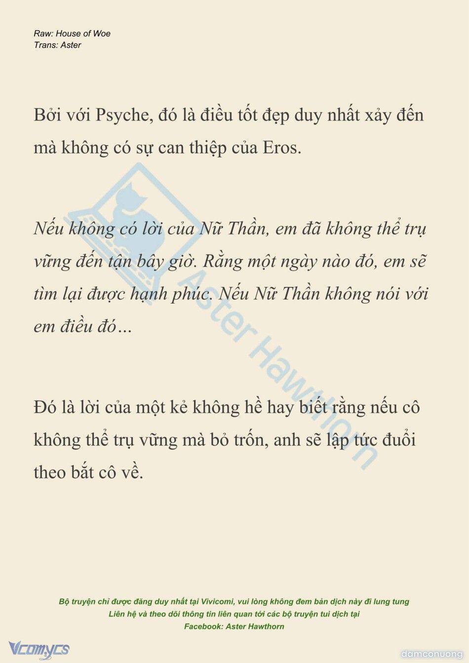 đọc truyện [novel] Dành Cho Các Nữ Thần: Dành Cho Psyche Chương 54 ảnh 6 tại Thiên Thai Truyện