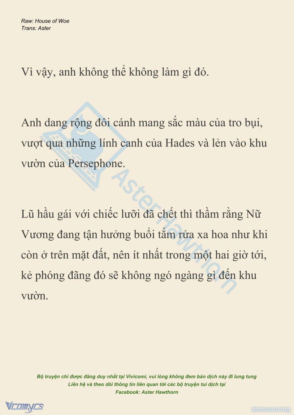 đọc truyện [novel] Dành Cho Các Nữ Thần: Dành Cho Psyche Chương 54 ảnh 8 tại Thiên Thai Truyện
