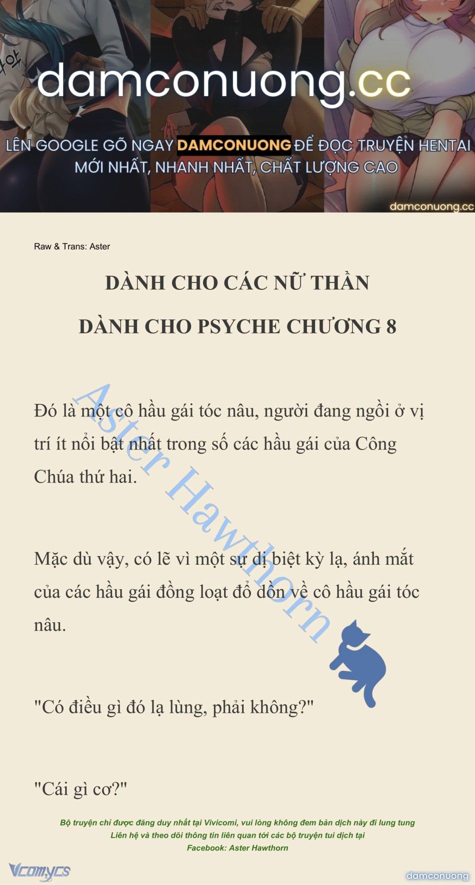 đọc truyện [novel] Dành Cho Các Nữ Thần: Dành Cho Psyche Chương 8 ảnh 2 tại Thiên Thai Truyện