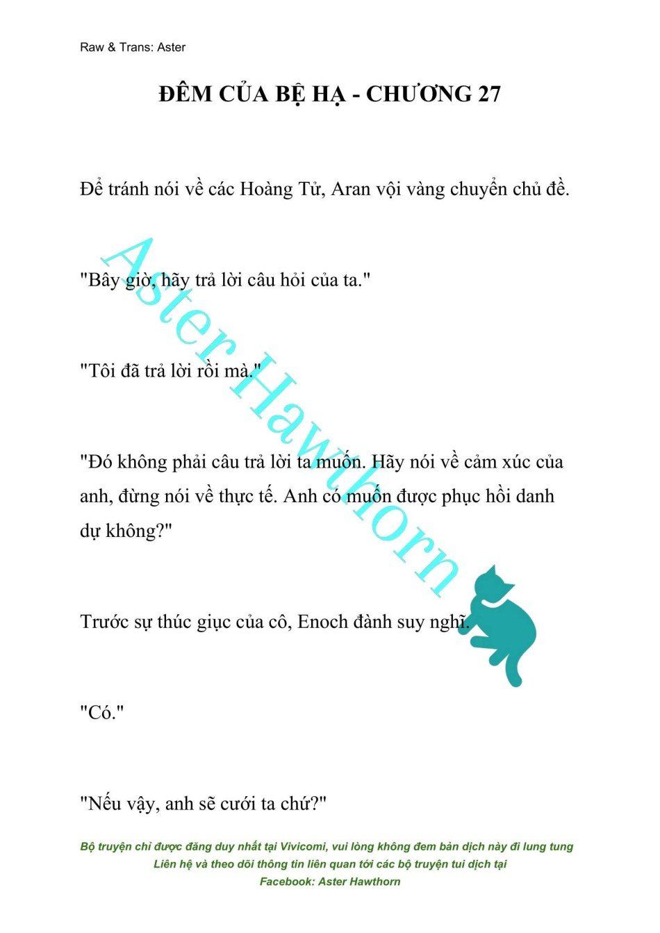 đọc truyện [novel] Đêm Của Bệ Hạ Chương 27 ảnh 2 tại Thiên Thai Truyện