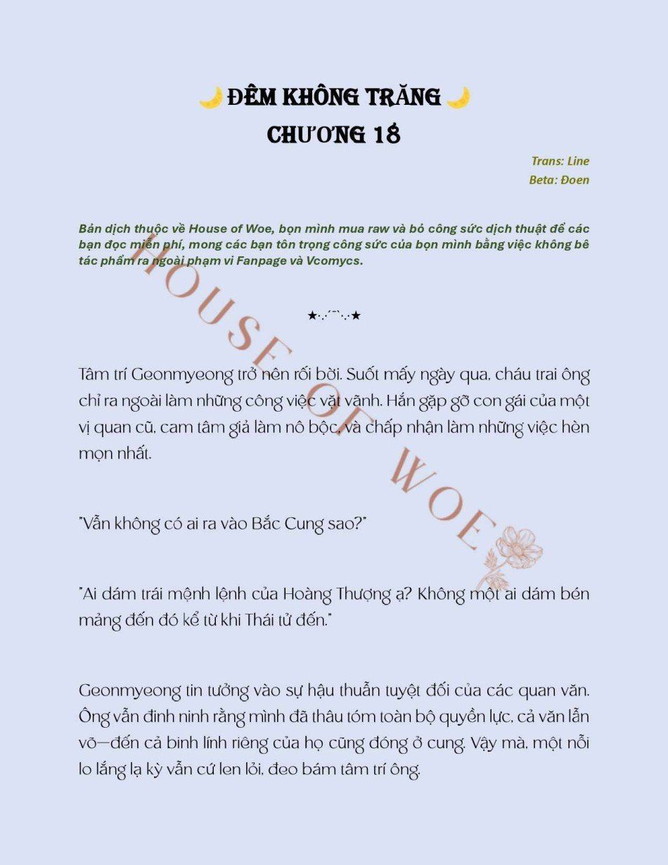 đọc truyện [novel] Đêm Không Trăng Chương 18 ảnh 3 tại Truyện Dạ Ký