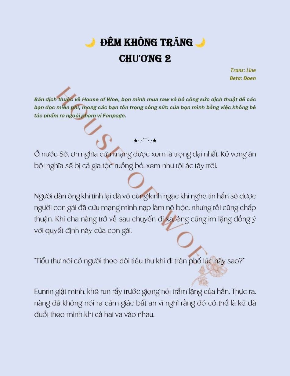 [novel] Đêm Không Trăng Chương 2 page 2 - Giả Dược