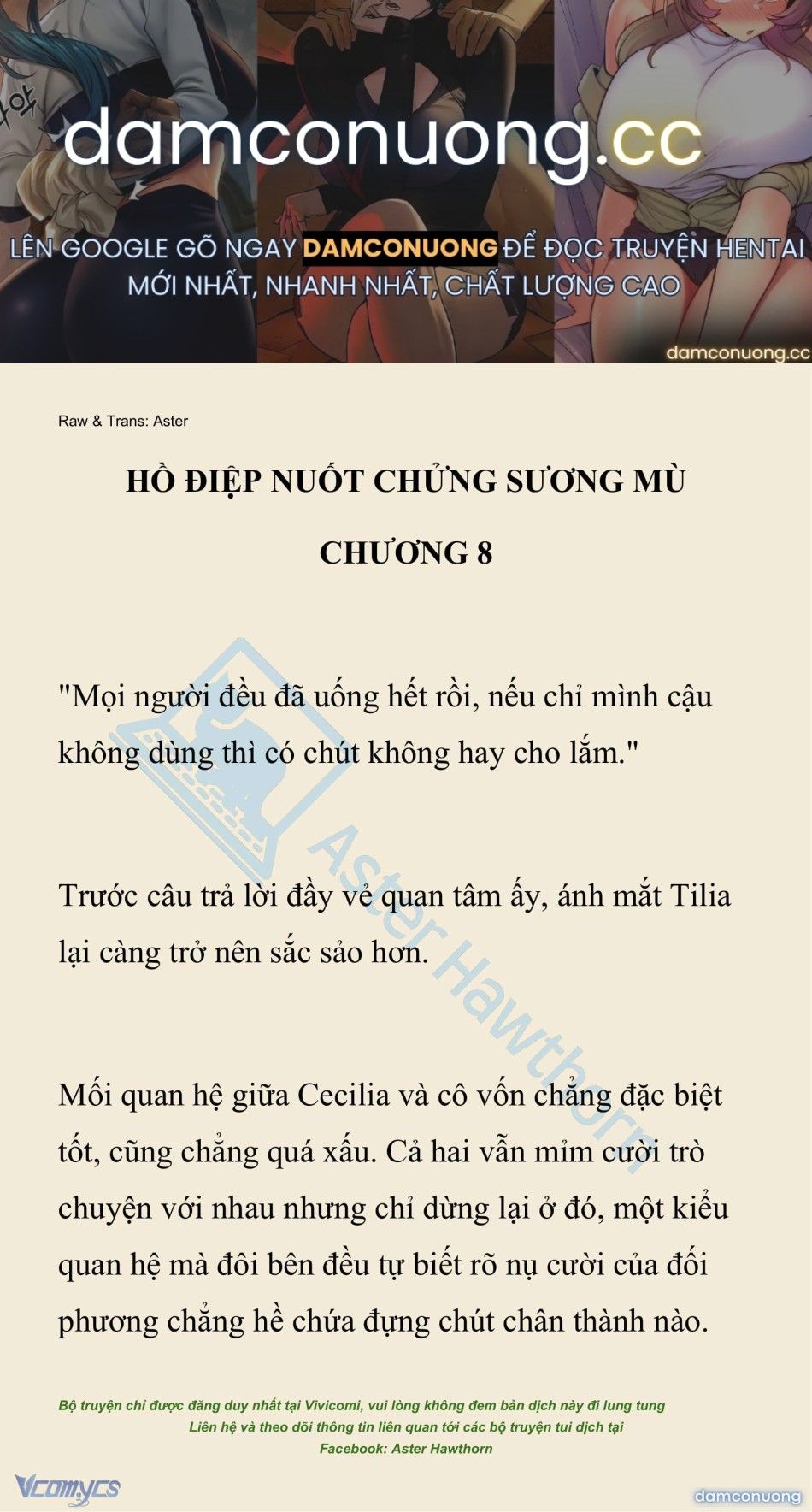 đọc truyện [novel] Hồ Điệp Nuốt Chửng Sương Mù Chương 8 ảnh 2 tại Thiên Thai Truyện