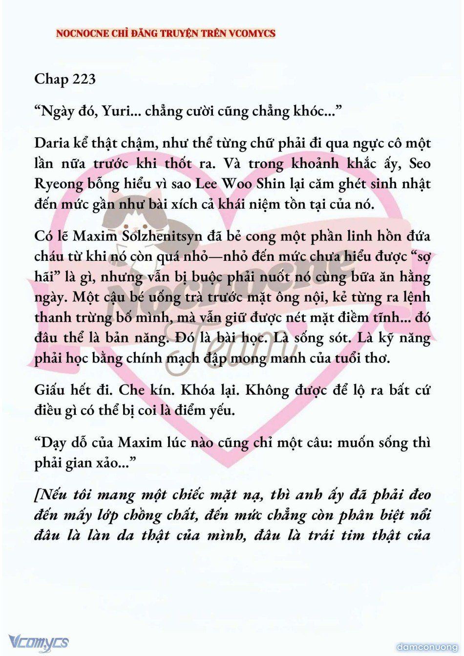 đọc truyện [novel] Kết Hôn Với Kẻ Tâm Thần Chương 223 ảnh 3 tại Thiên Thai Truyện