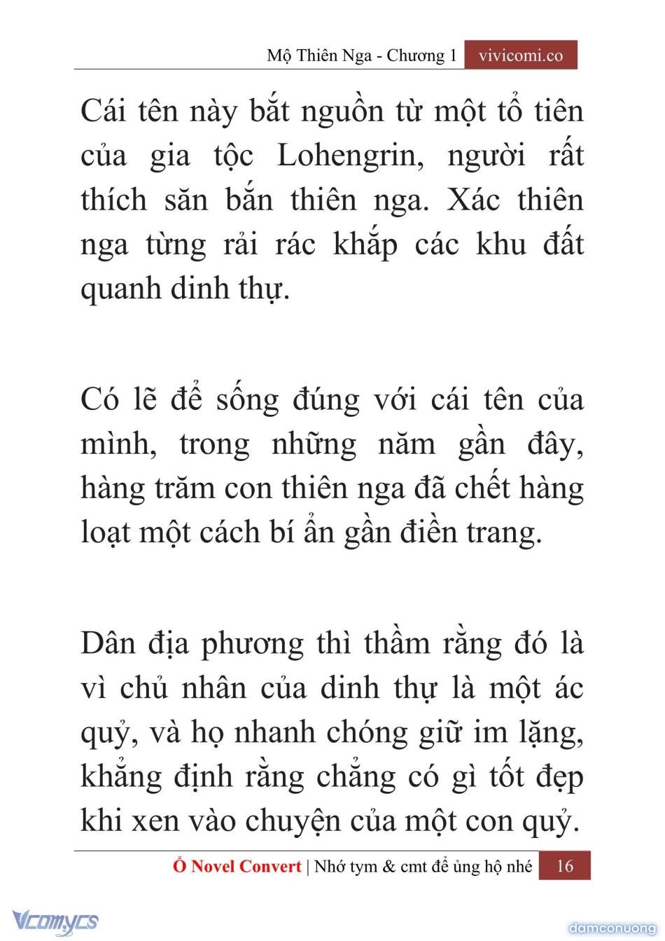 đọc truyện [novel] Mộ Thiên Nga Chương 1 ảnh 19 tại Thiên Thai Truyện