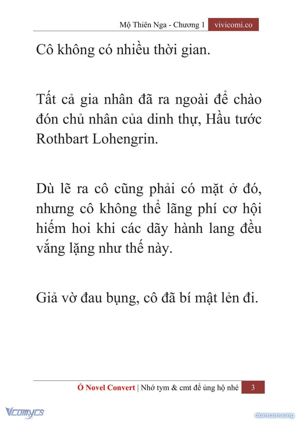 đọc truyện [novel] Mộ Thiên Nga Chương 1 ảnh 6 tại Thiên Thai Truyện