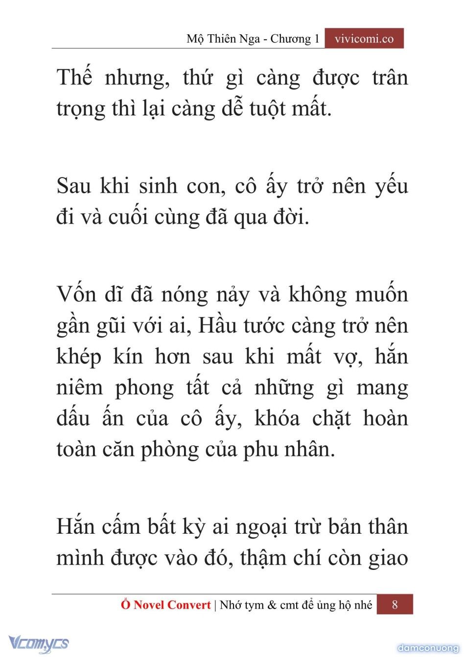 đọc truyện [novel] Mộ Thiên Nga Chương 1 ảnh 11 tại Thiên Thai Truyện