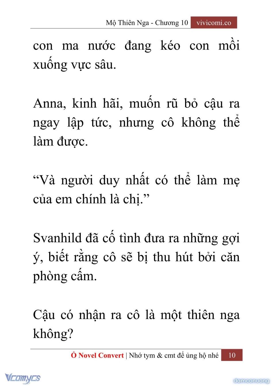 đọc truyện [novel] Mộ Thiên Nga Chương 10 ảnh 13 tại Thiên Thai Truyện