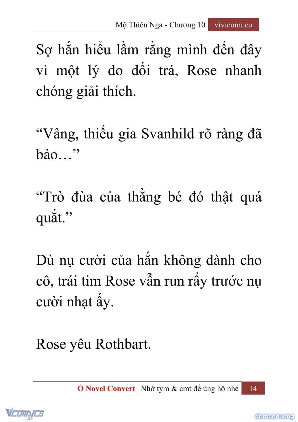đọc truyện [novel] Mộ Thiên Nga Chương 10 ảnh 17 tại Thiên Thai Truyện