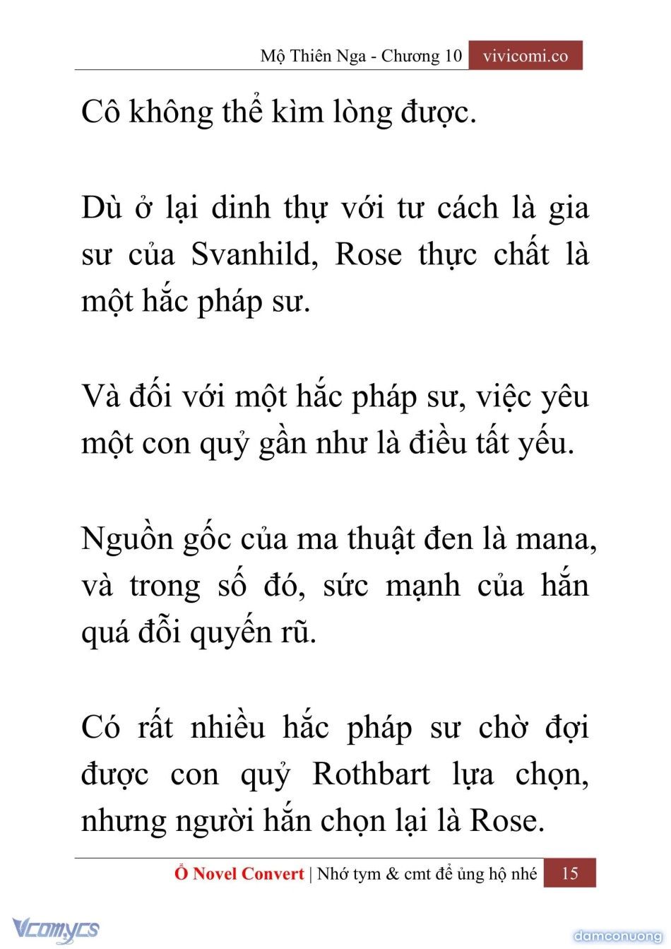 đọc truyện [novel] Mộ Thiên Nga Chương 10 ảnh 18 tại Thiên Thai Truyện