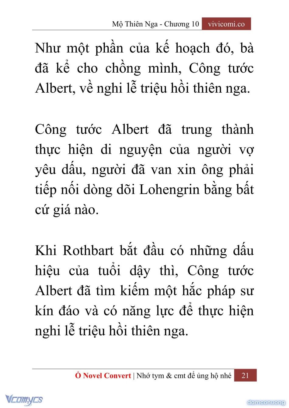 đọc truyện [novel] Mộ Thiên Nga Chương 10 ảnh 24 tại Thiên Thai Truyện
