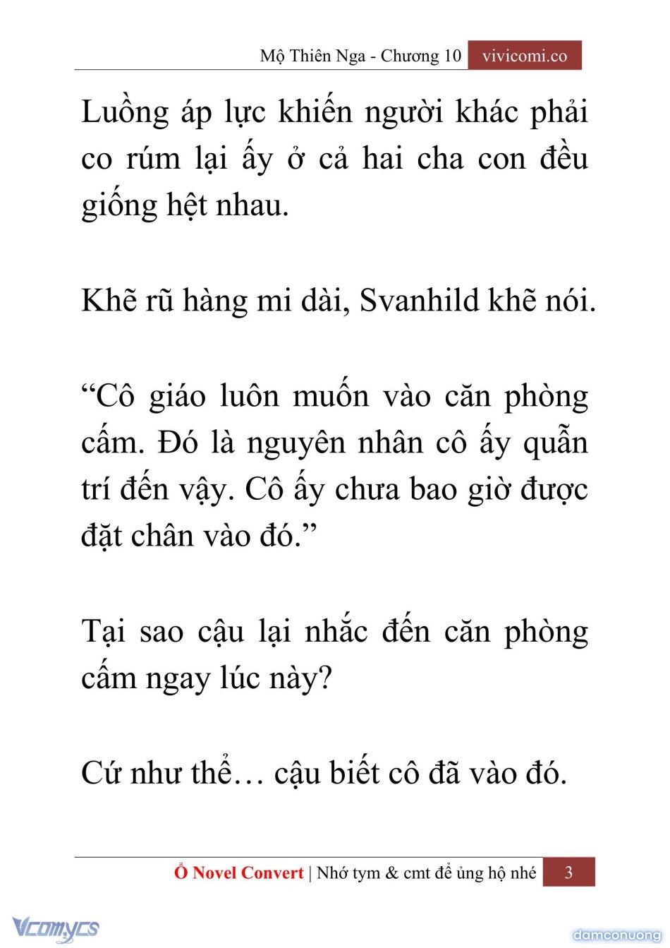 đọc truyện [novel] Mộ Thiên Nga Chương 10 ảnh 6 tại Thiên Thai Truyện