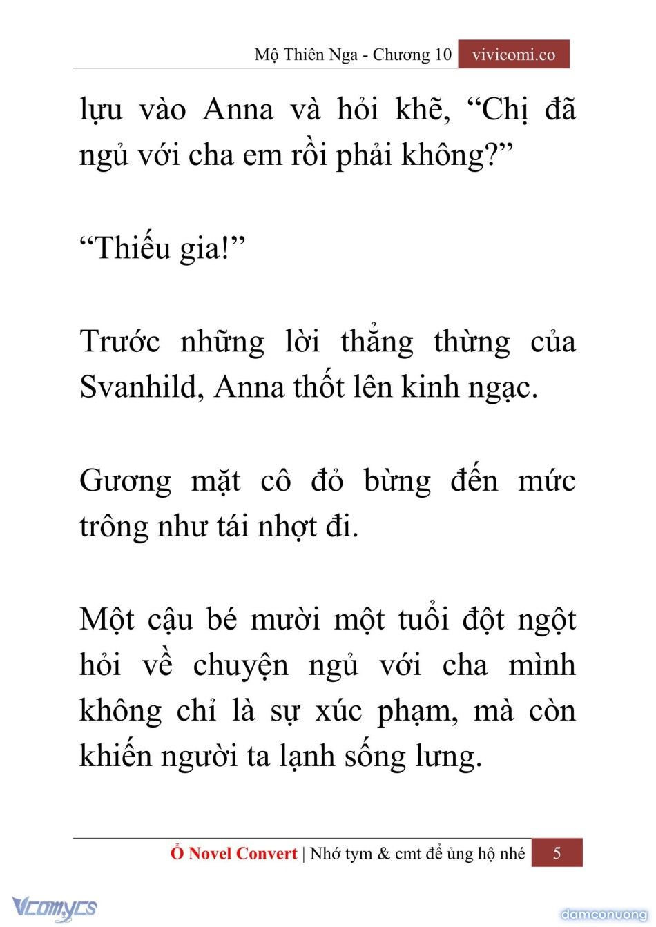 đọc truyện [novel] Mộ Thiên Nga Chương 10 ảnh 8 tại Thiên Thai Truyện