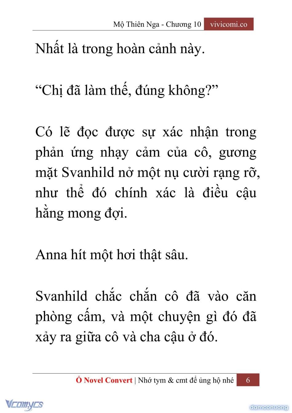 đọc truyện [novel] Mộ Thiên Nga Chương 10 ảnh 9 tại Thiên Thai Truyện