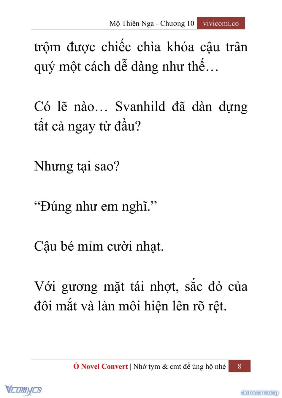 đọc truyện [novel] Mộ Thiên Nga Chương 10 ảnh 11 tại Thiên Thai Truyện
