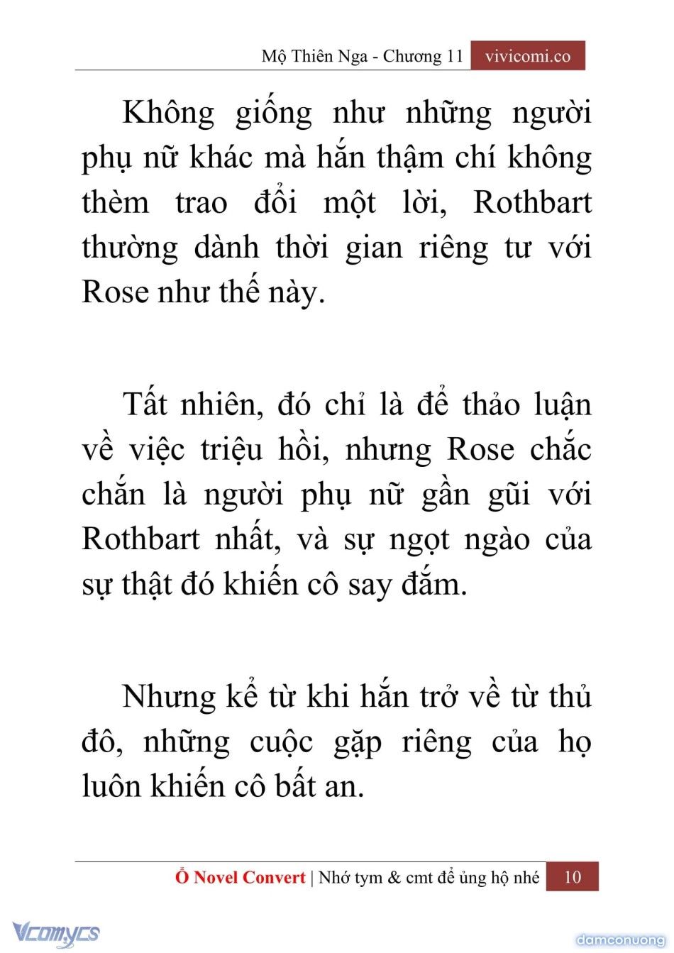 đọc truyện [novel] Mộ Thiên Nga Chương 11 ảnh 13 tại Thiên Thai Truyện