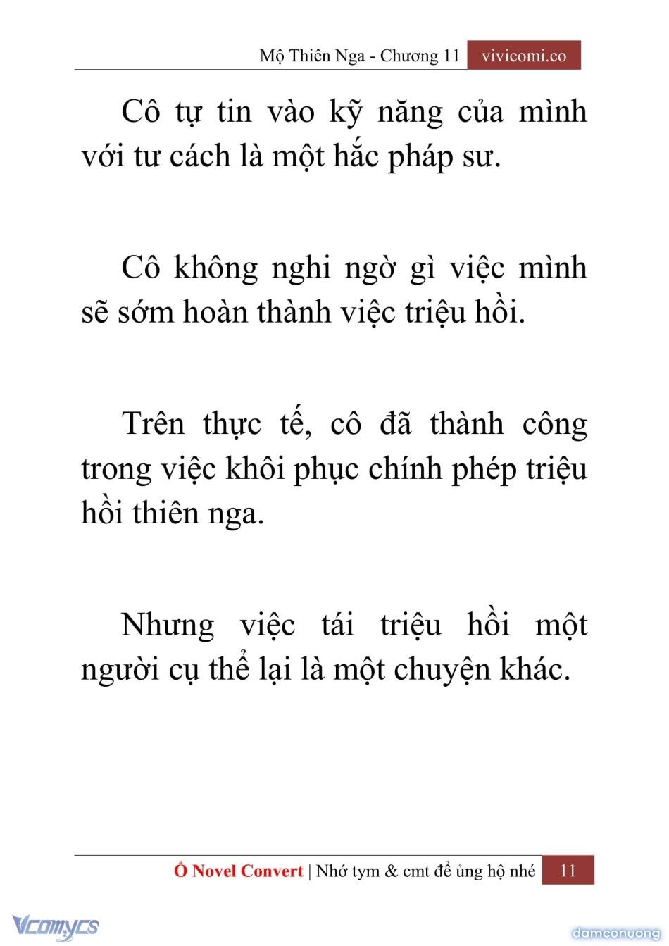 đọc truyện [novel] Mộ Thiên Nga Chương 11 ảnh 14 tại Thiên Thai Truyện