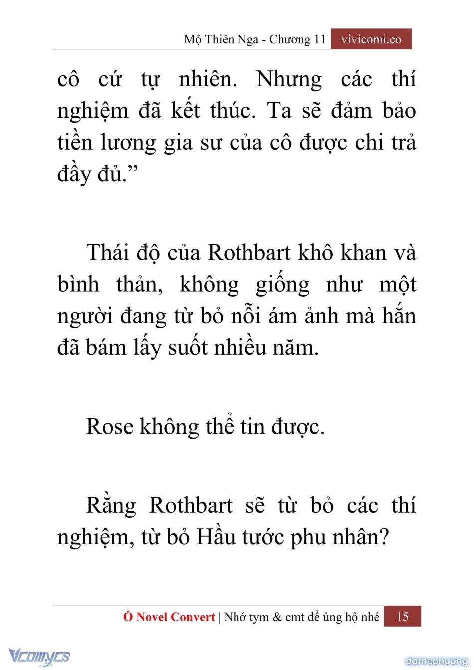 đọc truyện [novel] Mộ Thiên Nga Chương 11 ảnh 18 tại Thiên Thai Truyện