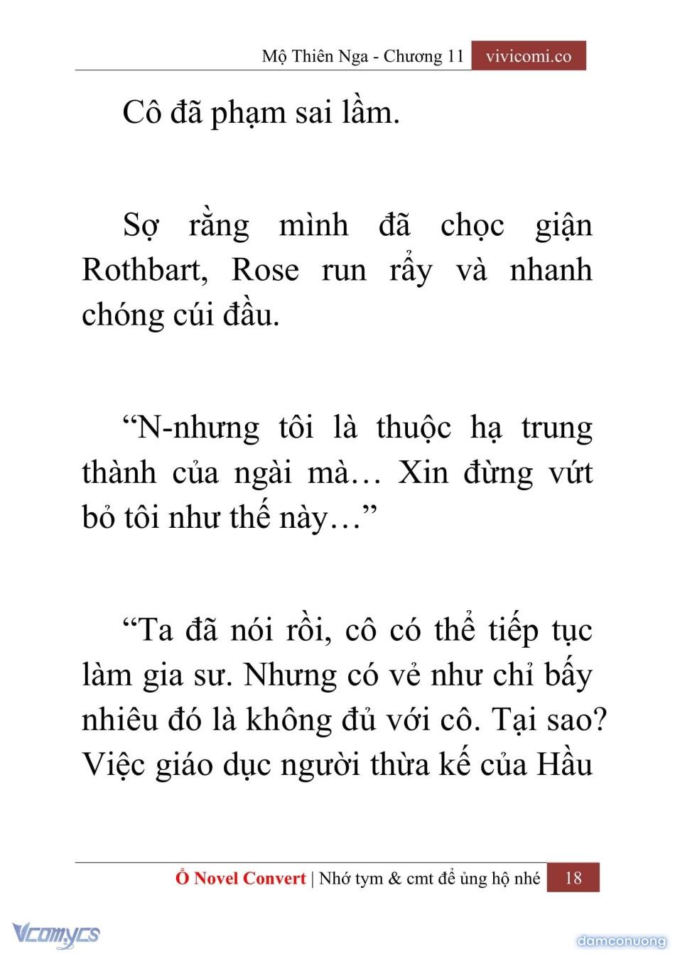đọc truyện [novel] Mộ Thiên Nga Chương 11 ảnh 21 tại Thiên Thai Truyện