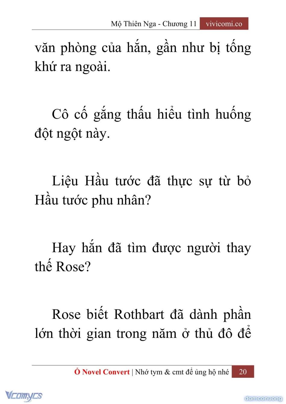 đọc truyện [novel] Mộ Thiên Nga Chương 11 ảnh 23 tại Thiên Thai Truyện