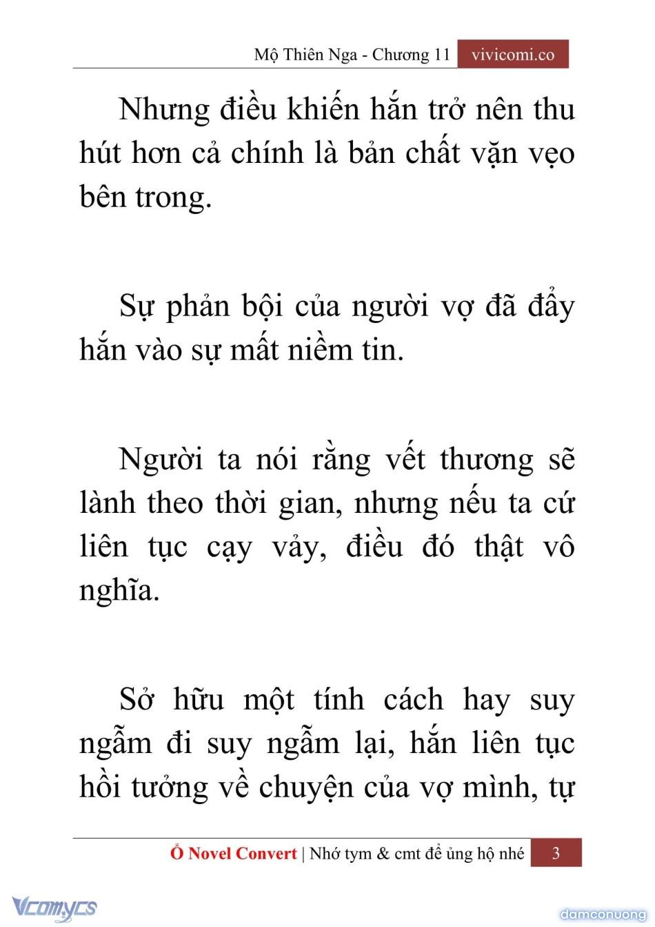 đọc truyện [novel] Mộ Thiên Nga Chương 11 ảnh 6 tại Thiên Thai Truyện