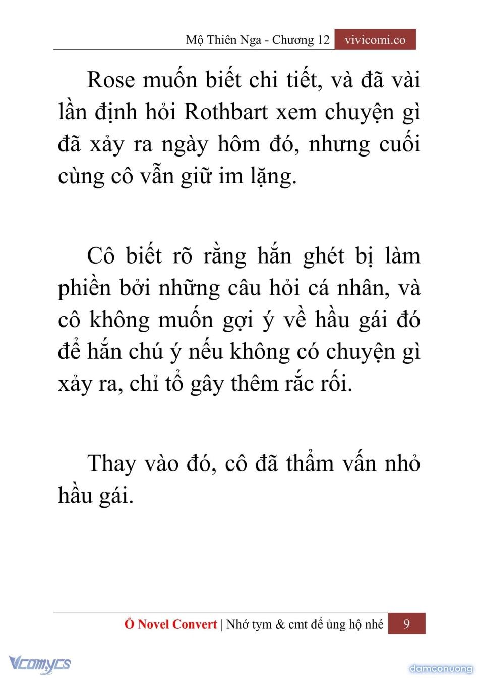 đọc truyện [novel] Mộ Thiên Nga Chương 12 ảnh 12 tại Thiên Thai Truyện