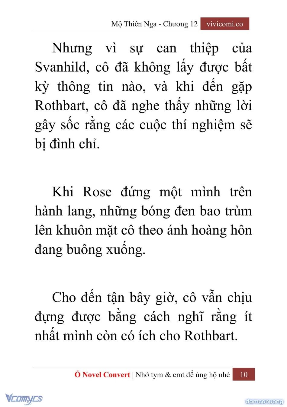 đọc truyện [novel] Mộ Thiên Nga Chương 12 ảnh 13 tại Thiên Thai Truyện