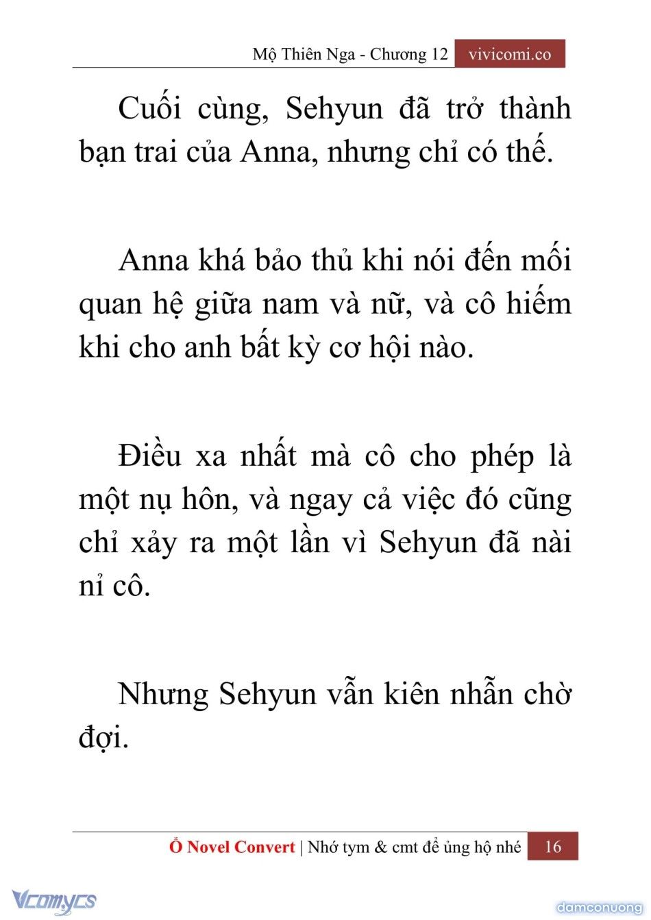 đọc truyện [novel] Mộ Thiên Nga Chương 12 ảnh 19 tại Thiên Thai Truyện